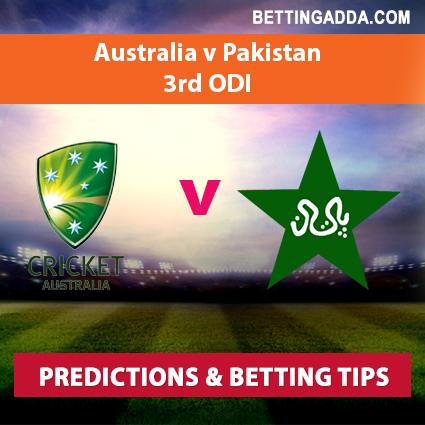 Australia vs Pakistan 3rd ODI Prediction, Betting Tips & Preview