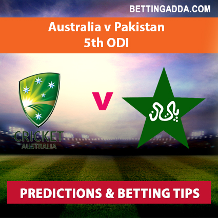 Australia vs Pakistan 5th ODI Prediction, Betting Tips & Preview