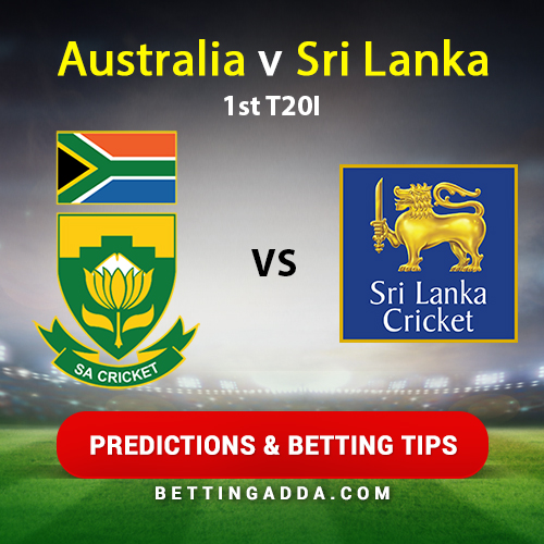Australia vs Sri Lanka 1st T20I Prediction, Betting Tips & Preview