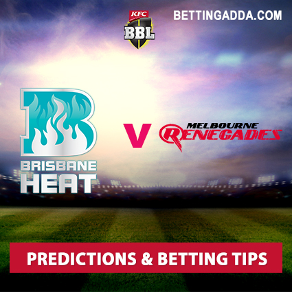 Brisbane Heat vs Melbourne Renegades 30th Match Prediction, Betting Tips & Preview