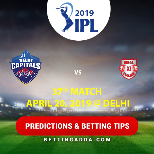 Delhi Capitals vs Kings XI Punjab 37th Match Prediction, Betting Tips & Preview