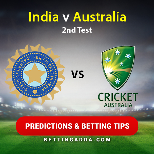 India vs Australia 2nd Test Prediction, Betting Tips & Preview