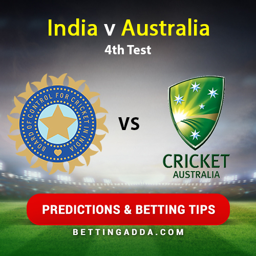 India vs Australia 4th Test Prediction, Betting Tips & Preview