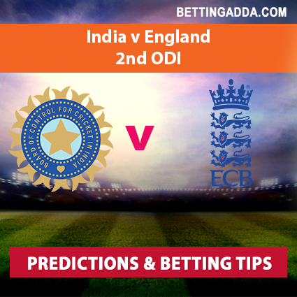 India vs England 2nd ODI Prediction, Betting Tips & Preview
