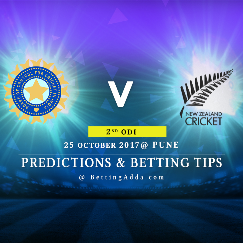 India vs New Zealand 2nd ODI Prediction, Betting Tips & Preview