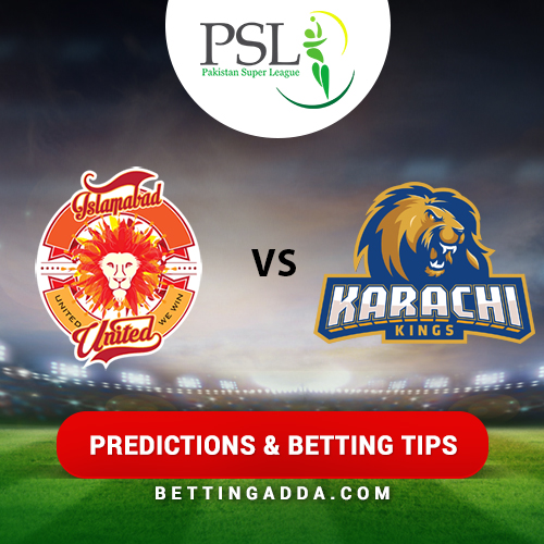 Islamabad United vs Karachi Kings 2nd Qualifying Final Prediction, Betting Tips & Preview