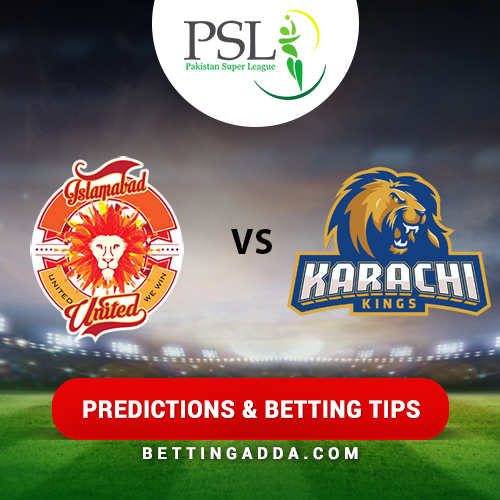 Islamabad United vs Karachi Kings 10th Match Prediction, Betting Tips & Preview