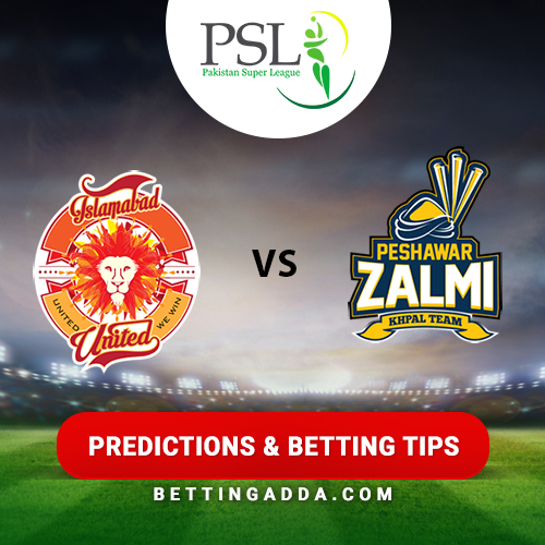 Islamabad United vs Peshawar Zalmi 12th Match Prediction, Betting Tips & Preview