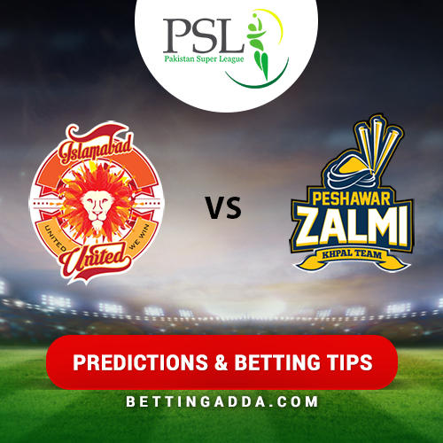 Islamabad United vs Peshawar Zalmi 4th Match Prediction, Betting Tips & Preview