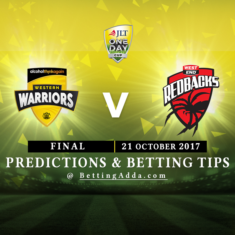 Western Australia vs South Australia Final Prediction, Betting Tips & Preview