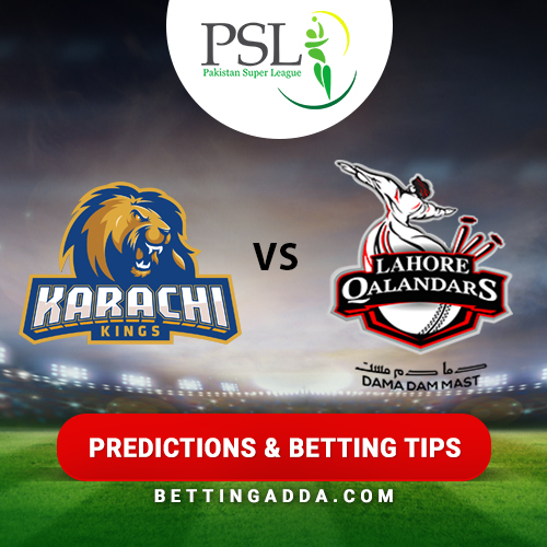 Karachi Kings vs Lahore Qalandars 24th Match Prediction, Betting Tips & Preview