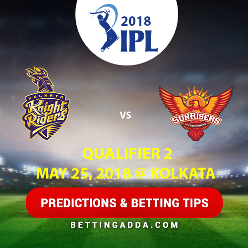 Kolkata Knight Riders vs Sunrisers Hyderabad Qualifier 2 Prediction, Betting Tips & Preview