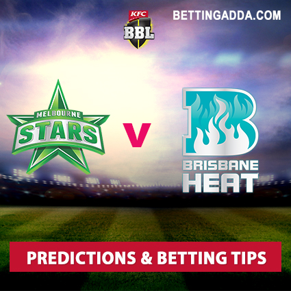 Melbourne Stars vs Brisbane Heat 28th Match Prediction, Betting Tips & Preview