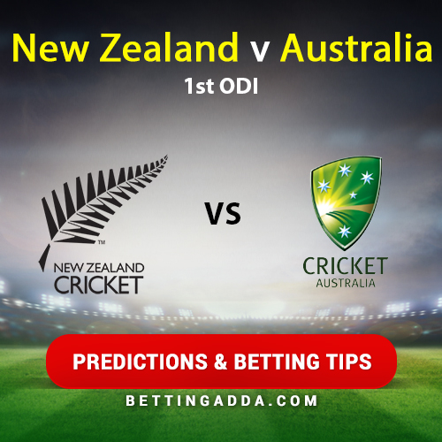 New Zealand vs Australia 1st ODI Prediction, Betting Tips & Preview