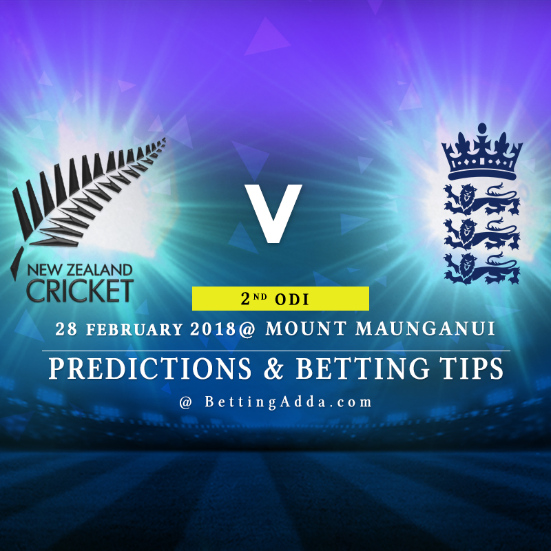 New Zealand vs England 2nd ODI Prediction, Betting Tips & Preview
