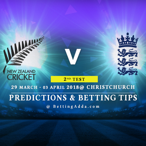 New Zealand vs England 2nd Test Match Prediction, Betting Tips & Preview