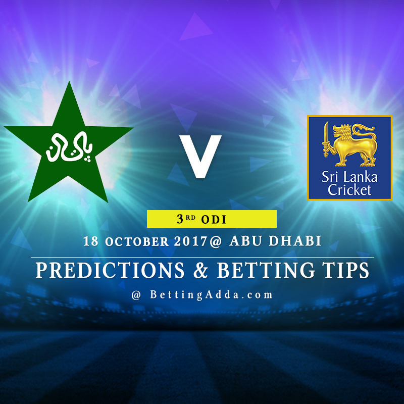 Pakistan vs Sri Lanka 3rd ODI Prediction, Betting Tips & Preview