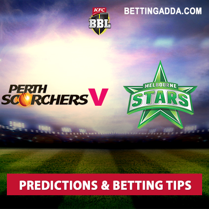 Perth Scorchers vs Melbourne Stars 26th Match Prediction, Betting Tips & Preview