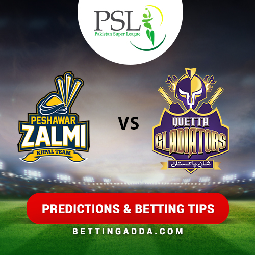 Peshawar Zalmi vs Quetta Gladiators 9th Match Prediction, Betting Tips & Preview