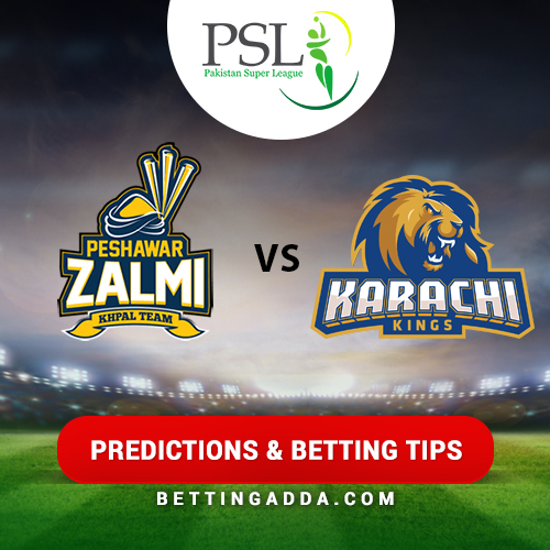 Peshawar Zalmi vs Karachi Kings 27th Match Prediction, Betting Tips & Preview