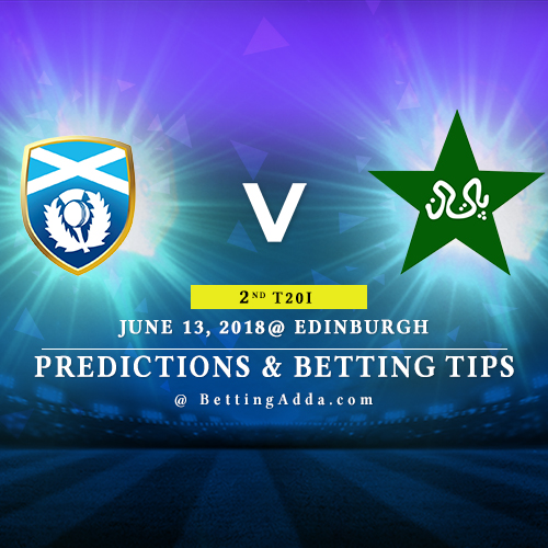 Scotland vs Pakistan 2nd T20I Match Prediction, Betting Tips & Preview