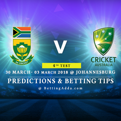 South Africa vs Australia 4th Test Match Prediction, Betting Tips & Preview