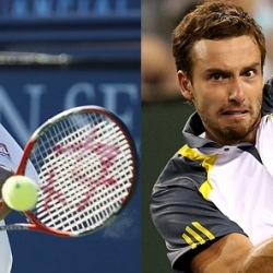 Stepanek vs Gulbis. The elder statesman vs the Latvian hot-shot. Roger Federer looms as their most likely opponent..