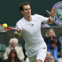 Andy Murray plays against the toughest opponent so far