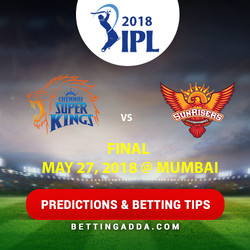 Chennai Super Kings vs Sunrisers Hyderabad Final Prediction Betting Tips Preview