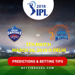 Delhi Capitals vs Chennai Super Kings 5th Match Prediction Betting Tips Preview