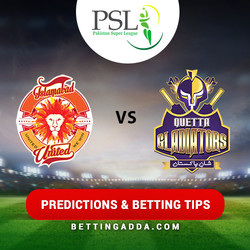Islamabad United vs Quetta Gladiators 9th Match Prediction Betting Tips Preview