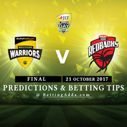 JLT Cup 2017 final Western Australia v South Australia Prediction and Betting Tips