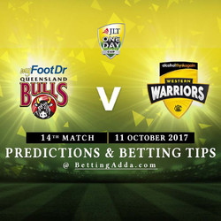 JLT Cup 2017 Queensland v Western Australia 14th Match Prediction and Betting Tips