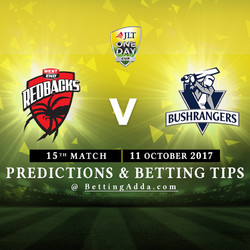 JLT Cup 2017 South Australia v Victoria 15th Match Prediction and Betting Tips