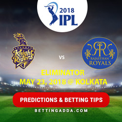 Kolkata Knight Riders vs Rajasthan Royals Eliminator Prediction Betting Tips Preview