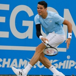 Milos Raonic Queens Club Championship 2015 Quarter Finals