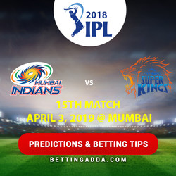Mumbai Indians vs Chennai Super Kings 15th Match Prediction Betting Tips Preview
