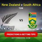 New Zealand v South Africa Only T20I Predictions and Betting Tips