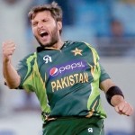 Shahid Afridi Star all rounder and skipper of Pakistan