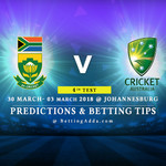 South Africa vs Australia 4th Test MAtch Prediction Betting Tips Preview