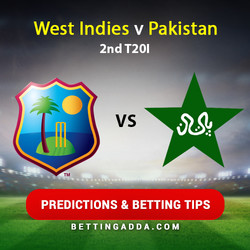 West Indies v Pakistan 2nd T20I Predictions and Betting Tips