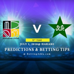 Zimbabwe vs Pakistan 1st T20I Prediction Betting Tips Preview 1