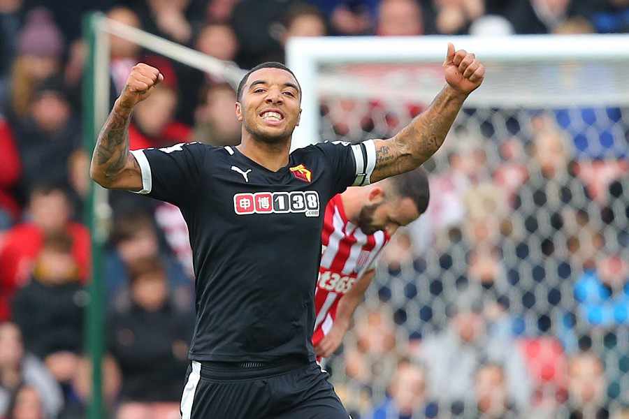 Watford captain Troy Deeney
