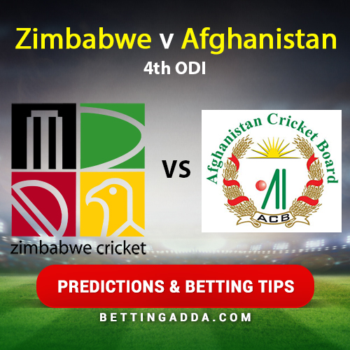 Zimbabwe vs Afghanistan 4th ODI Prediction, Betting Tips & Preview