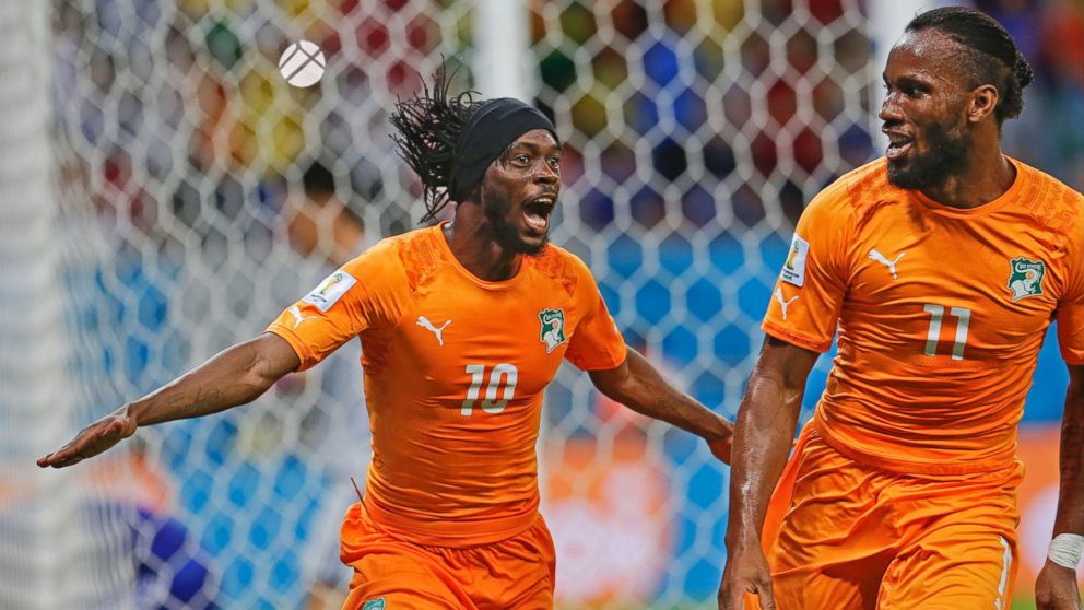 Will Drogba and Gervinho led their team to victory again against Colombia? 