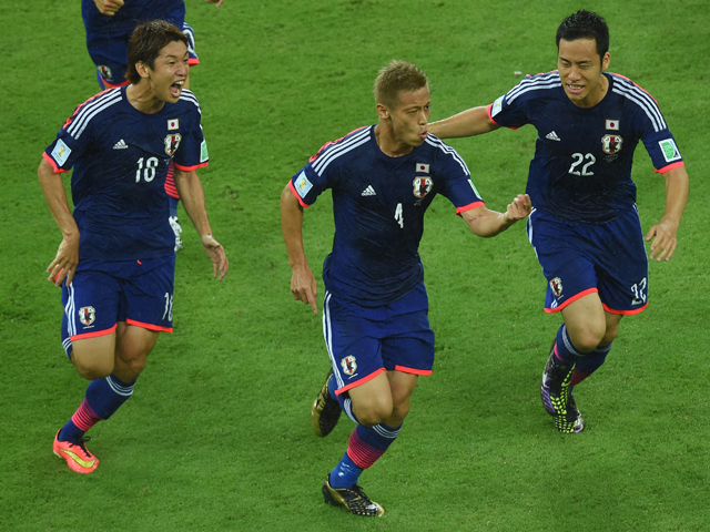 Will Honda led his team to  victory against Greece?