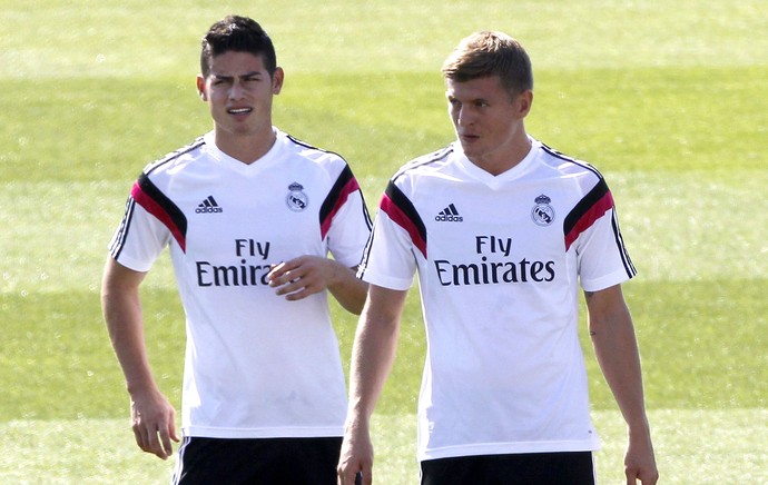 Will Kroos and James be able to lead Real Madrid to victory next Tuesday?