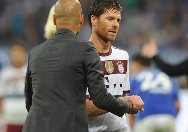 Will Xabi Alonso help his team to defeat Manchester City next Wednesday?