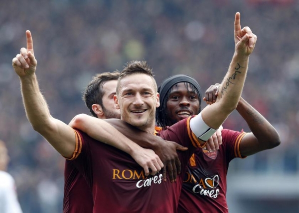Will Roma's super captain Totti help the team to return to wins next Wednesday?