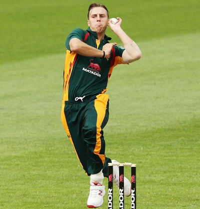Sam Rainbird - Top wicket taker of Tasmania